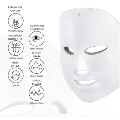 Máscara LED de Rejuvenecimiento Facial
