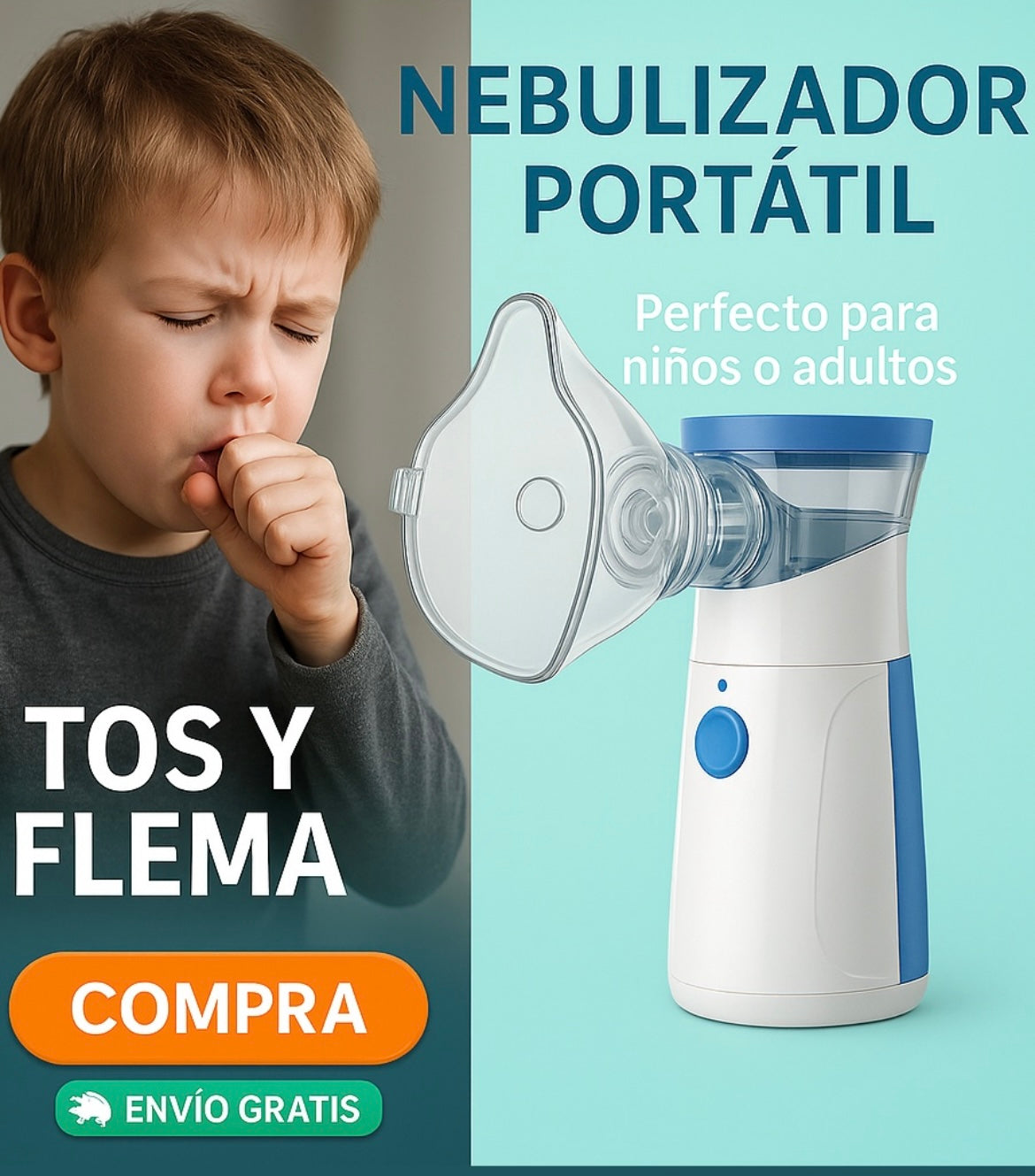 Nebulizador Portátil Niños Adultos