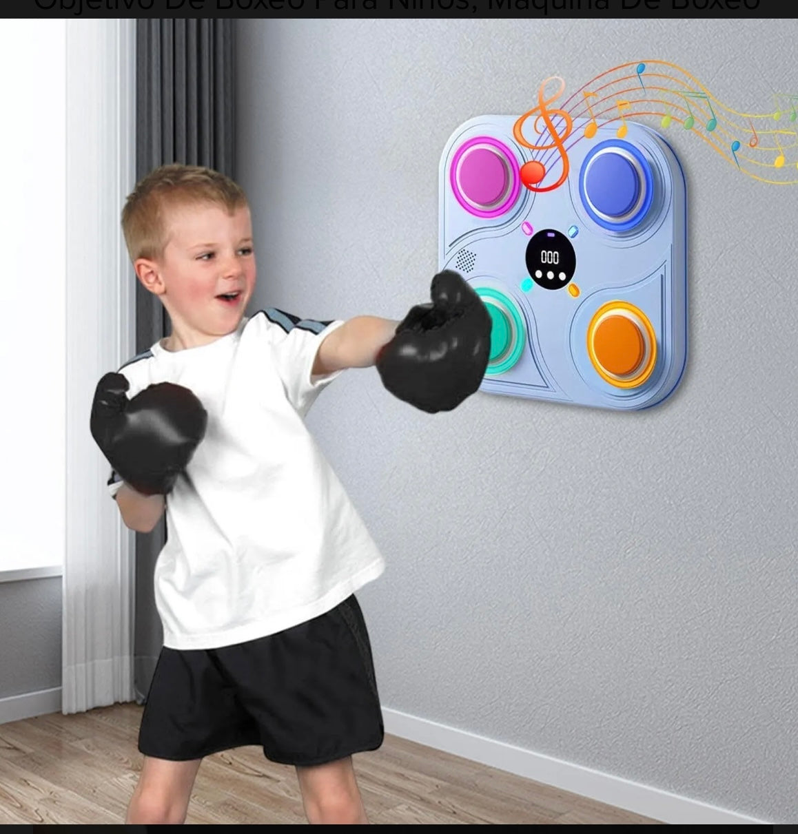 Maquina Boxeo Inteligente Musical Niños